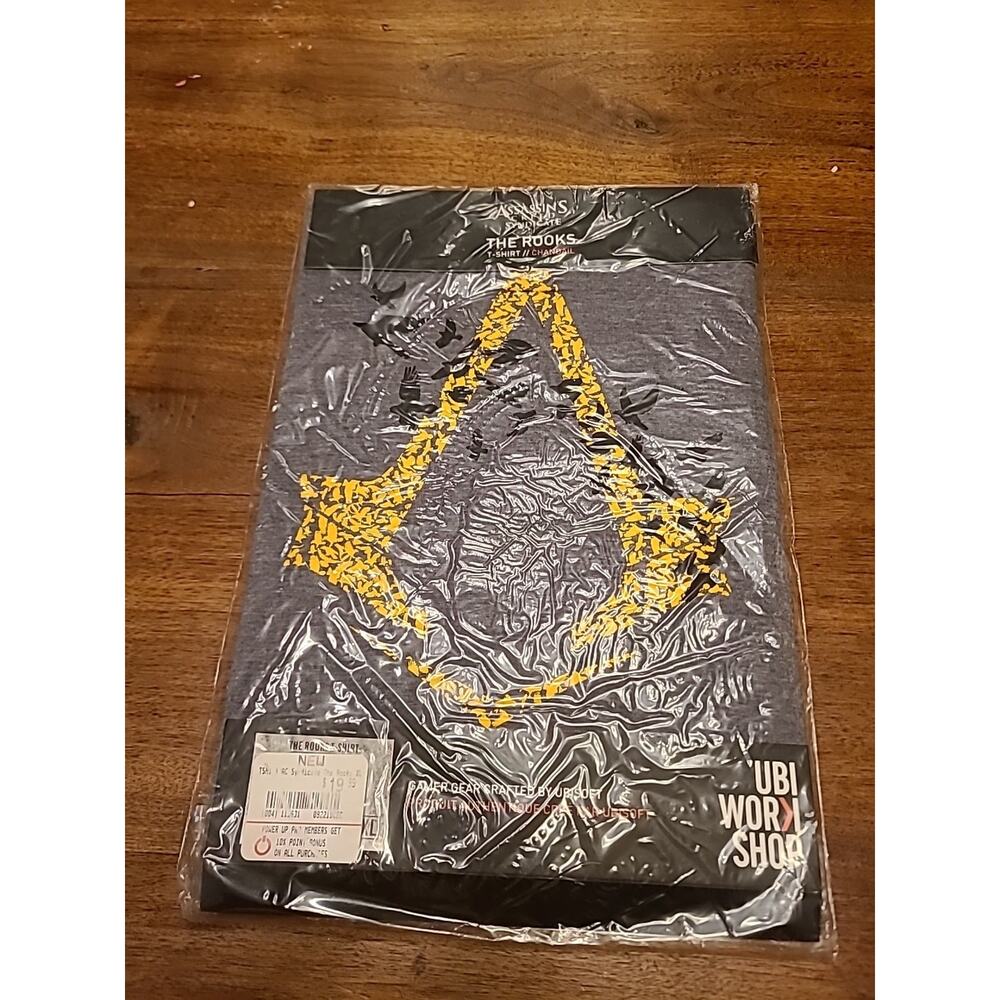 UBi Workshop Shirt Mens Medium Grey Short Sleeve Crew Neck Pullover T Shirt XL